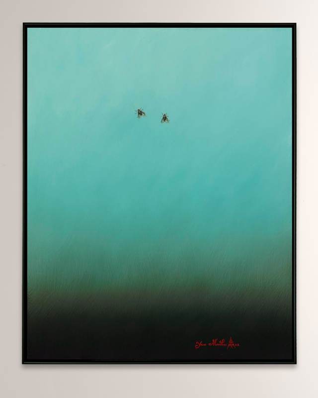 "Fly on the Wall" Limited Edition Turquoise Print